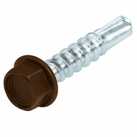 8-18 X 1/2 U/S HWH SDS ZINC PT.#19 BROWN